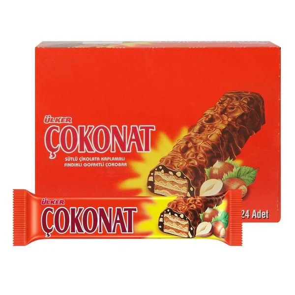 Picture of Ulker Cokonat Chocolate Hazelnut Wafer*24pcs